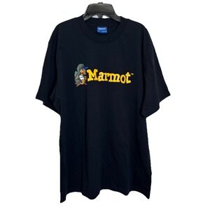 Marmot x Better Mammoth‎ Marty Short-Sleeve T-Shirt in black Men's Sz Large NWOT